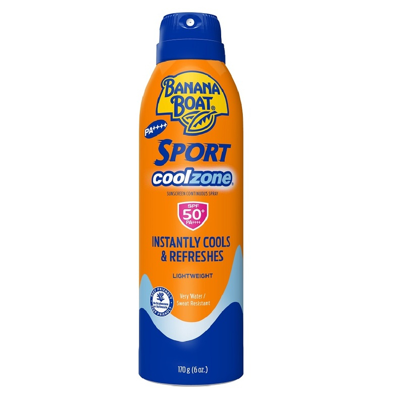 Banana Boat Coolzone Sport Sunscreen Spray 170g - SPF50